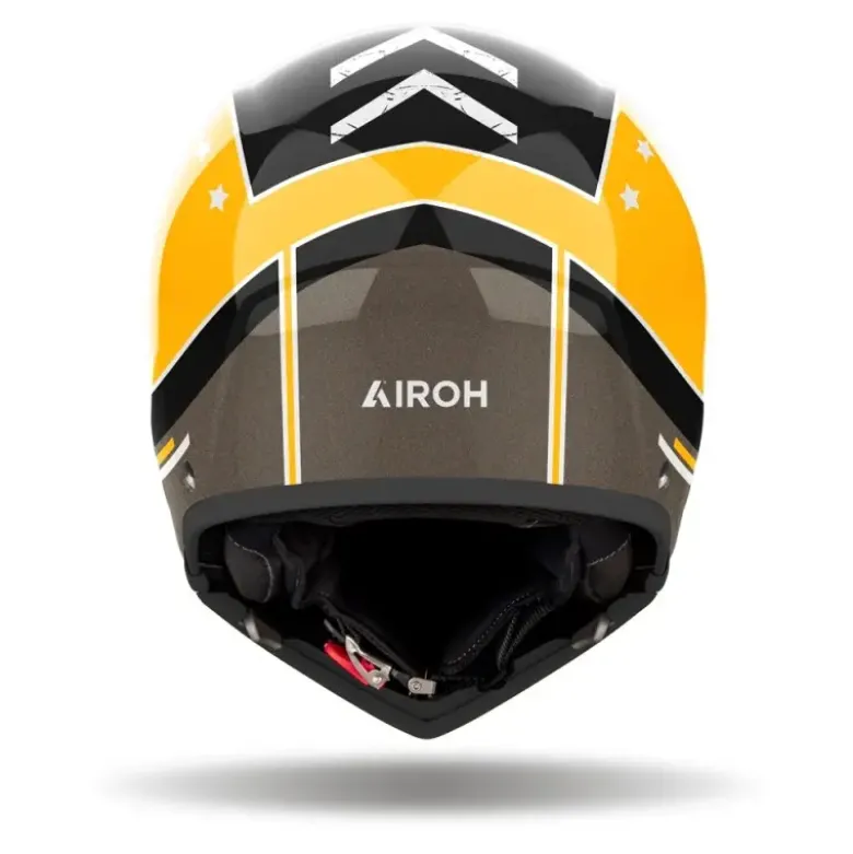Casco Crossover Airoh J 110 Command Giallo Lucido