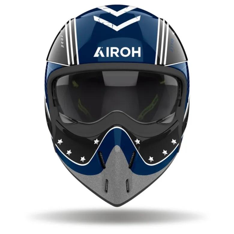Casco Crossover Airoh J 110 Command Octane Lucido