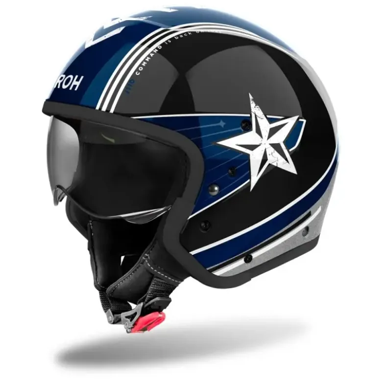 Casco Crossover Airoh J 110 Command Octane Lucido