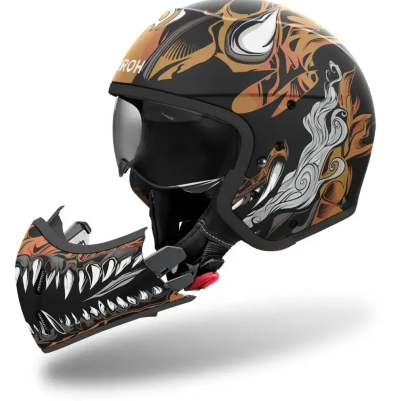 Casco Crossover Airoh J 110 Oni Lucido