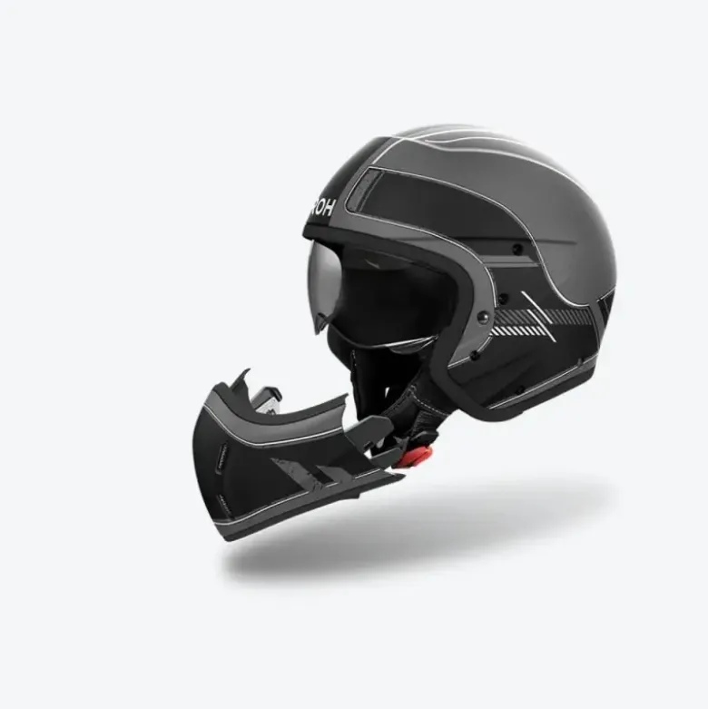 Casco Crossover Airoh J 110 Raster Nero Opaco