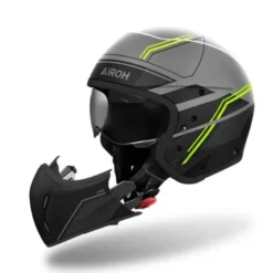 Casco Crossover Airoh J 110 Slim Giallo Opaco