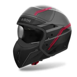Casco Crossover Airoh J 110 Slim Rosso Opaco