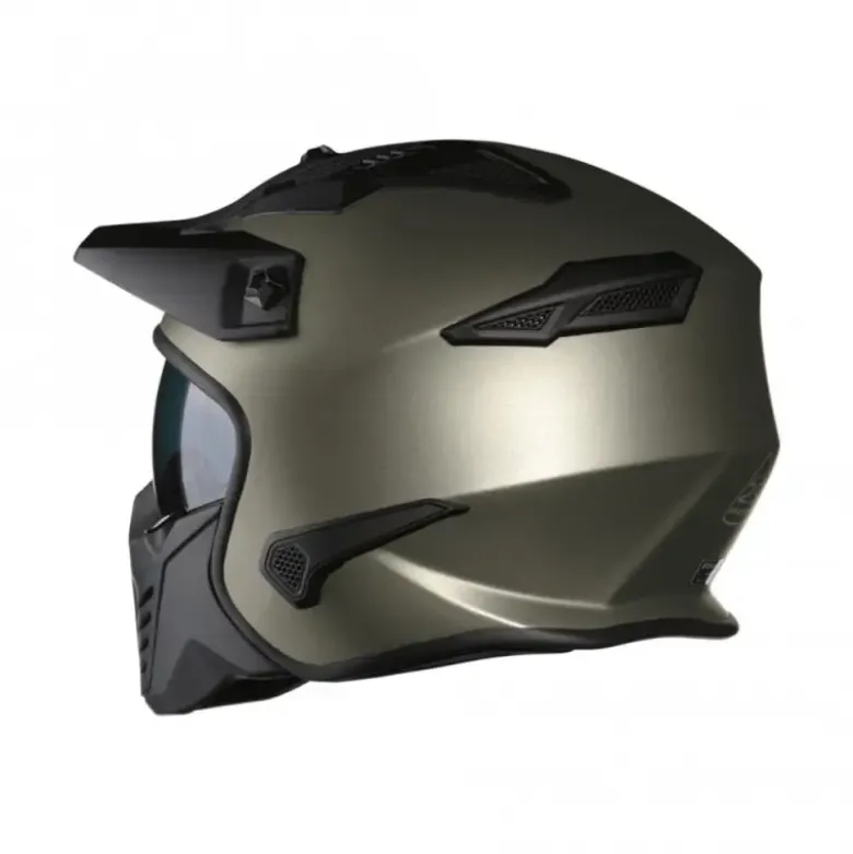 Casco Crossover Bayard XP-69 S Draco Hybrid Grigio Opaco