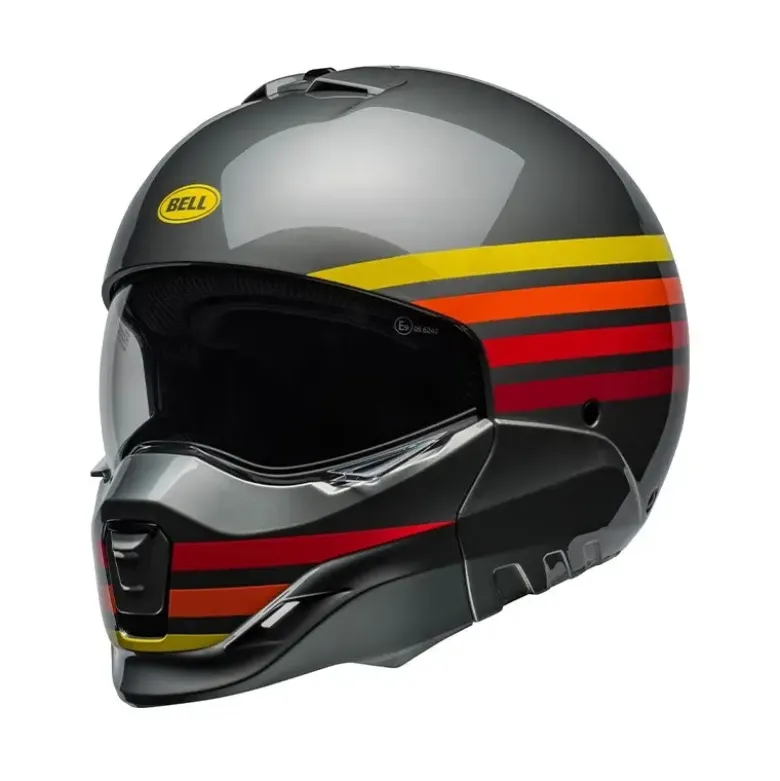 Casco Crossover Bell Broozer Prime Grigio Caldo