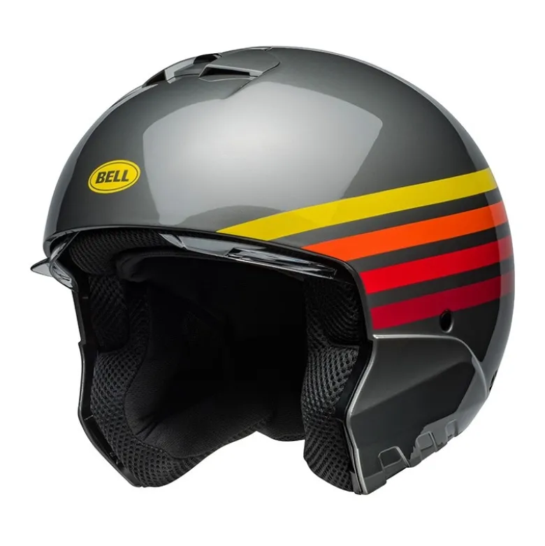Casco Crossover Bell Broozer Prime Grigio Caldo