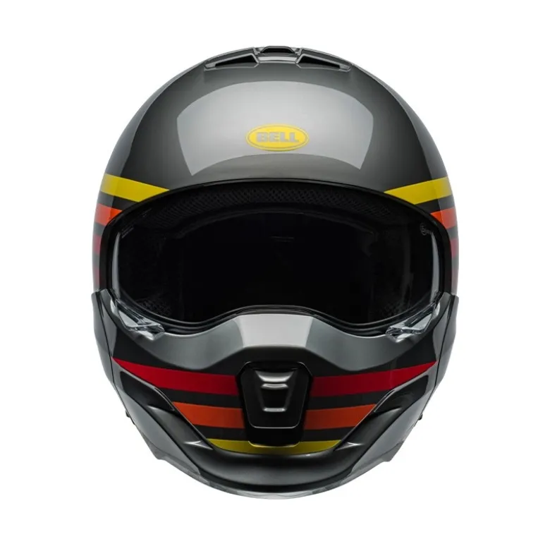 Casco Crossover Bell Broozer Prime Grigio Caldo