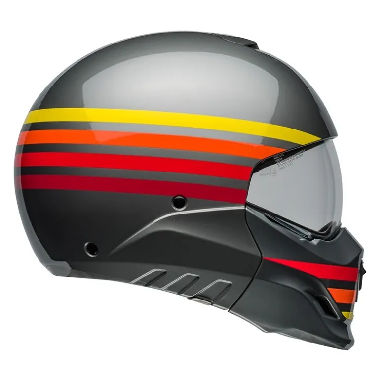 Casco Crossover Bell Broozer Prime Grigio Caldo