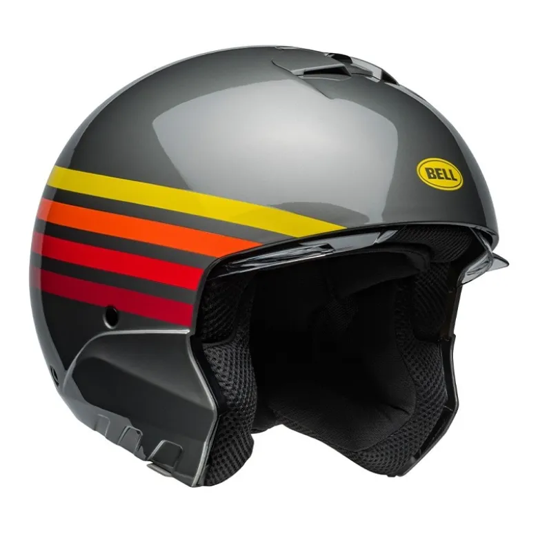 Casco Crossover Bell Broozer Prime Grigio Caldo