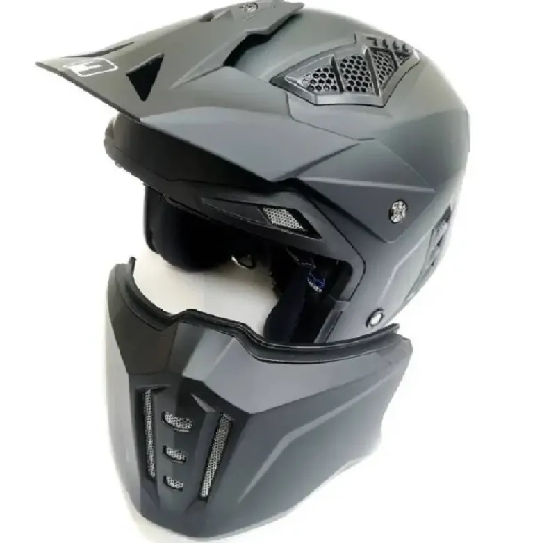 Casco Crossover MPH Harrier Nero Opaco
