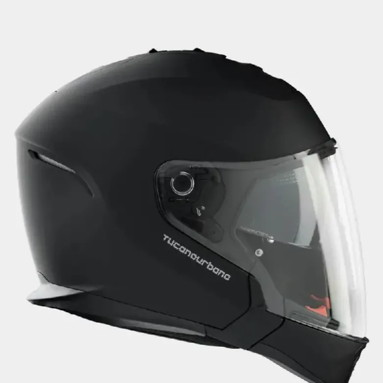 Casco Crossover Tucano Urbano Hyperlink con Interfono MIDLAND Nero Opaco
