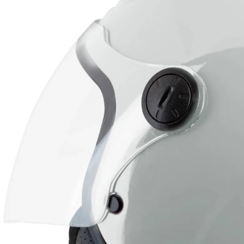 Casco Demi-jet Bambino Tucano Urbano El'Kid Bianco Lucido
