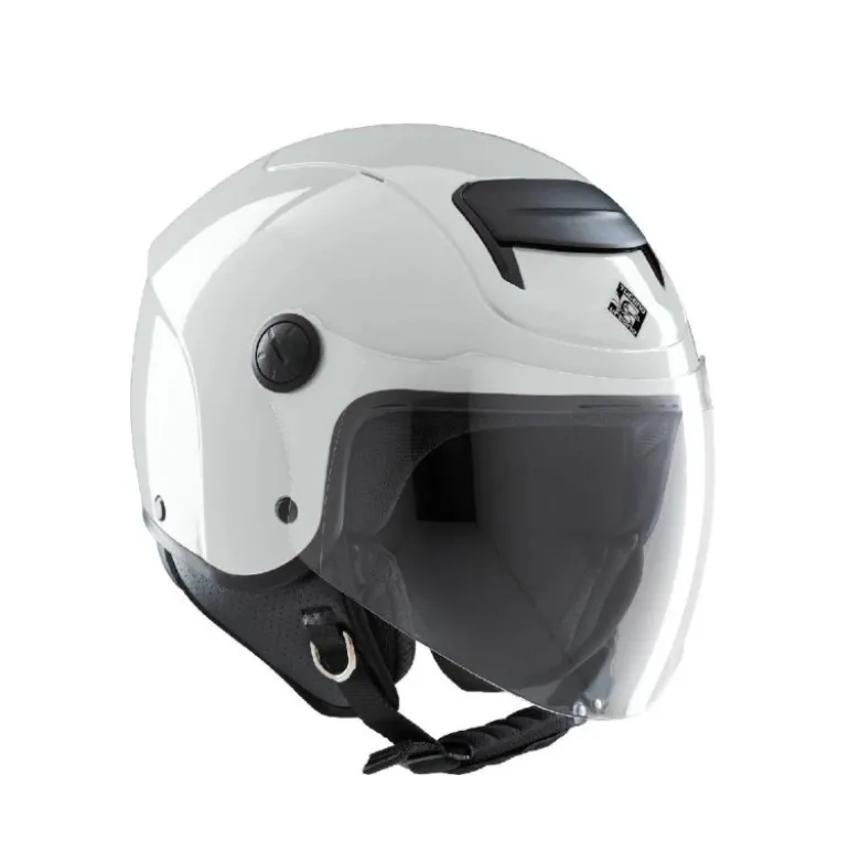 Casco Demi-jet Bambino Tucano Urbano El'Kid Bianco Lucido