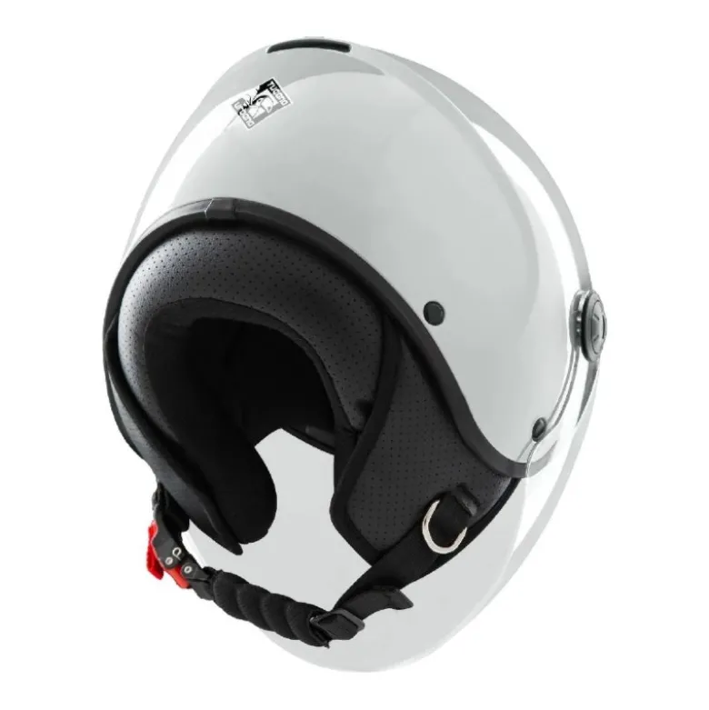 Casco Demi-jet Bambino Tucano Urbano El'Kid Bianco Lucido