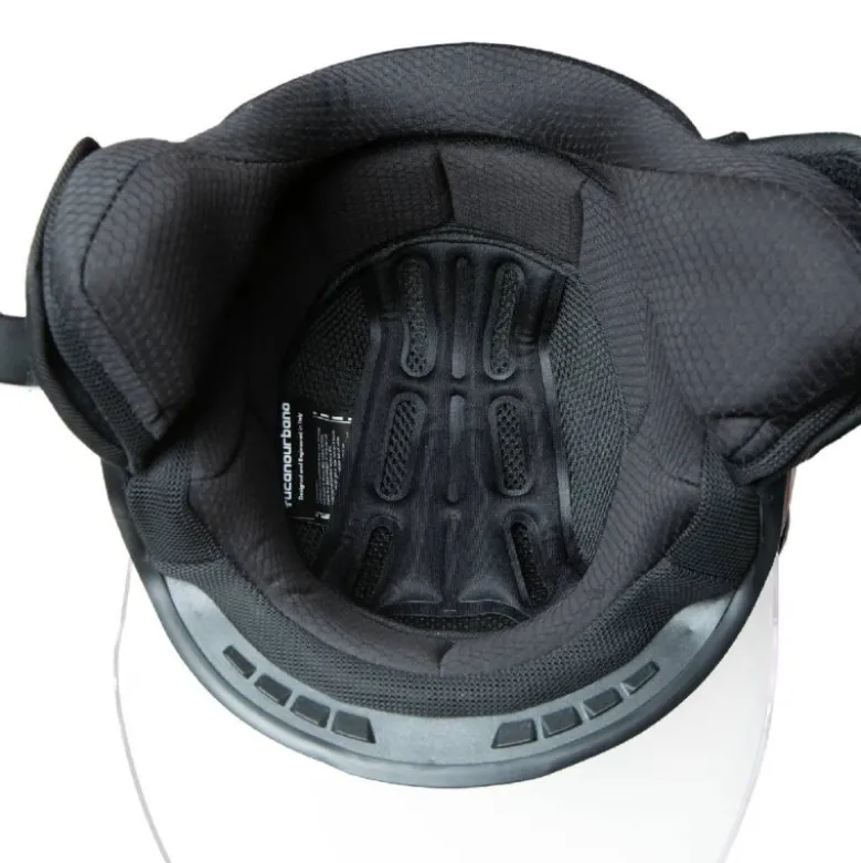 Casco Demi-jet Bambino Tucano Urbano El'Kid Bianco Lucido