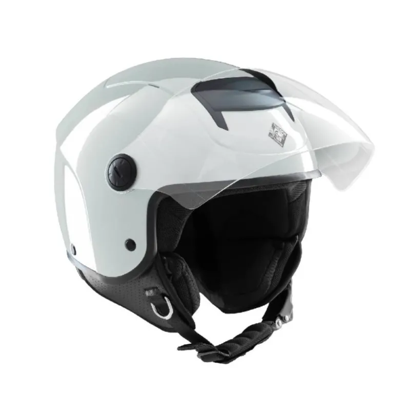 Casco Demi-jet Bambino Tucano Urbano El'Kid Bianco Lucido