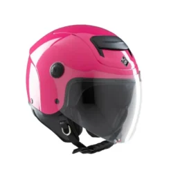 Casco Demi-jet Bambino Tucano Urbano El'Kid Rosa Lucido