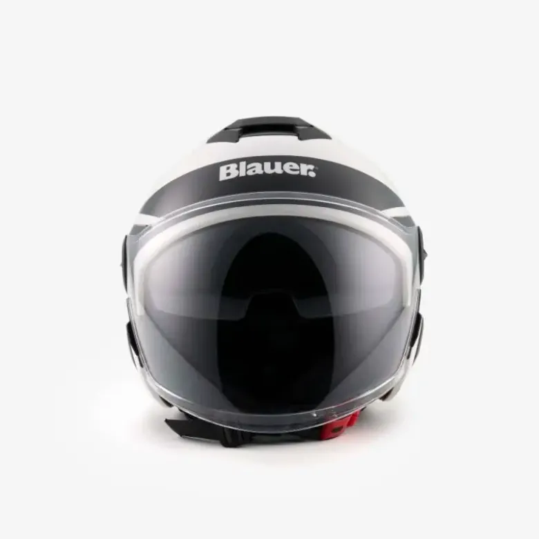 Casco Demi Jet Blauer DJ-01 Bianco