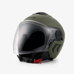 Casco Demi Jet Blauer DJ-01 Monochrome Verde Opaco