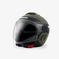 Casco Demi Jet Blauer DJ-01 Verde Opaco