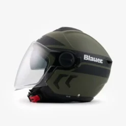 Casco Demi Jet Blauer DJ-01 Verde Opaco