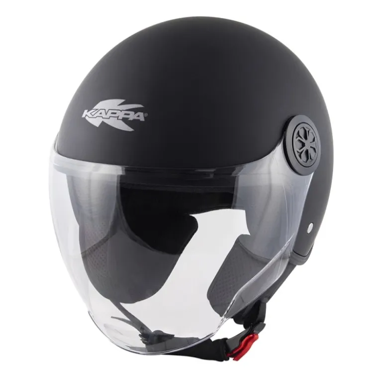 Casco Demi-Jet Kappa KV59 Basic Nero Opaco