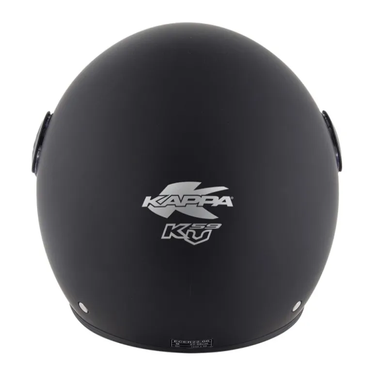 Casco Demi-Jet Kappa KV59 Basic Nero Opaco