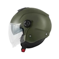 Casco Demi-Jet Kappa KV60 Basic Verde Militare Opaco