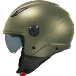 Casco Demi-Jet Kappa KV58 Basic Verde Militare Opaco