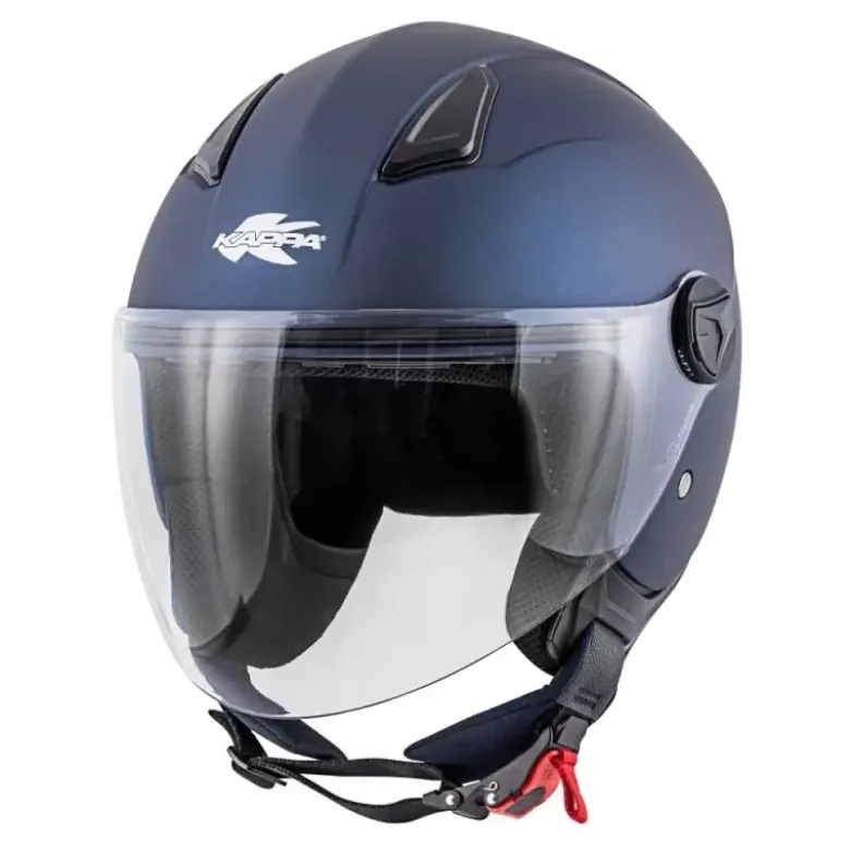 Casco Demi-Jet Kappa KV28R Evo Join Basic Blu Opaco