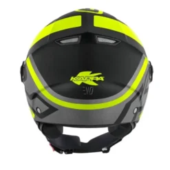 Casco Demi-Jet Kappa KV28R Evo Join Nero Titanio Giallo