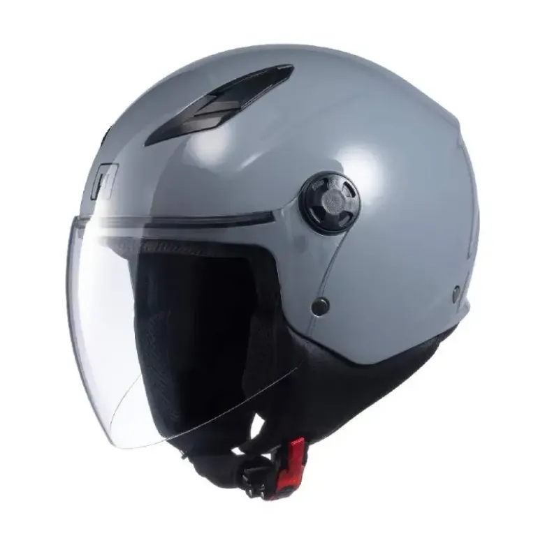 Casco Demi Jet MPH Star Solid Nardo Grey