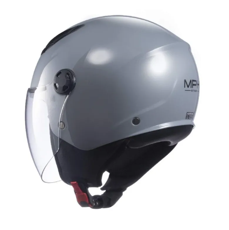 Casco Demi Jet MPH Star Solid Nardo Grey
