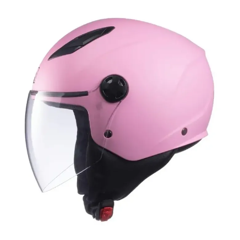 Casco Demi Jet MPH Star Solid Rosa Opaco