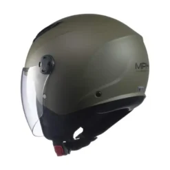 Casco Demi Jet MPH Star Solid Verde Militare Opaco