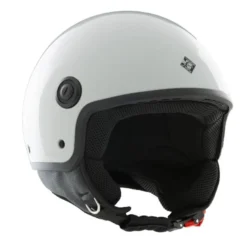 Casco Demi-jet Tucano Urbano El'Jettin 6.0 Bianco Ghiaccio Lucido