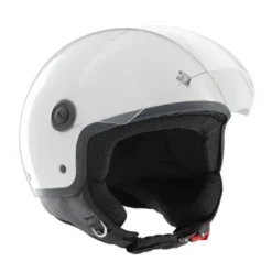 Casco Demi-jet Tucano Urbano El'Jettin 6.0 Bianco Ghiaccio Lucido