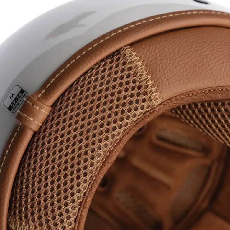 Casco Demi-jet Tucano Urbano El'Jettin 6.0 Bianco Perla Lucido