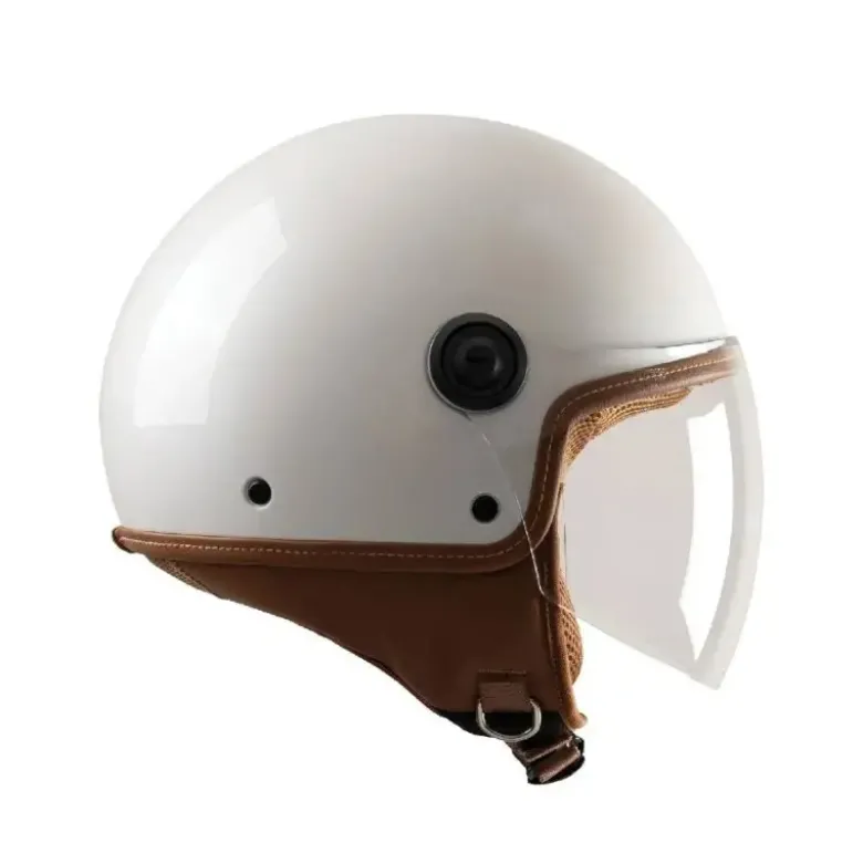Casco Demi-jet Tucano Urbano El'Jettin 6.0 Bianco Perla Lucido