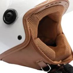 Casco Demi-jet Tucano Urbano El'Jettin 6.0 Bianco Perla Lucido