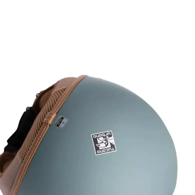 Casco Demi-jet Tucano Urbano El'Jettin 6.0 Blu Petrolio Opaco