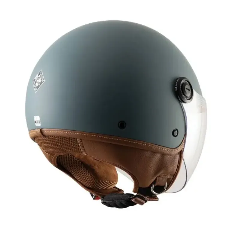 Casco Demi-jet Tucano Urbano El'Jettin 6.0 Blu Petrolio Opaco
