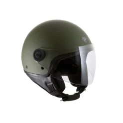 Casco Demi-jet Tucano Urbano El'Jettin 6.0 Verde Militare Opaco