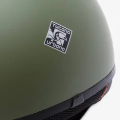 Casco Demi-jet Tucano Urbano El'Jettin 6.0 Verde Militare Opaco