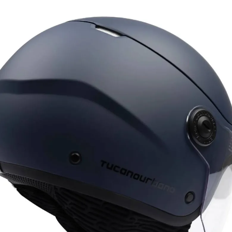 Casco Demi-jet Tucano Urbano El'Pop Dark Blu Opaco