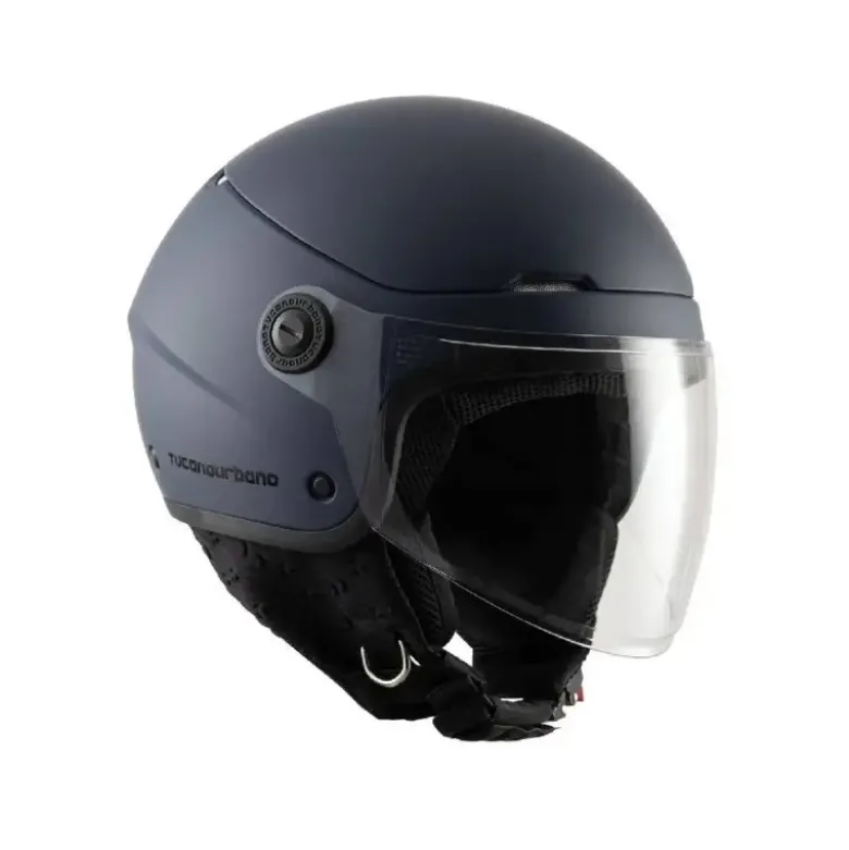 Casco Demi-jet Tucano Urbano El'Pop Dark Blu Opaco