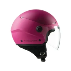 Casco Demi-jet Tucano Urbano El'Pop Rosa Opaco