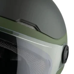 Casco Demi-jet Tucano Urbano El'Pop Verde Militare Opaco