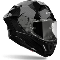 Casco Integrale Airoh Gp800 Carbon 6K Nero Lucido