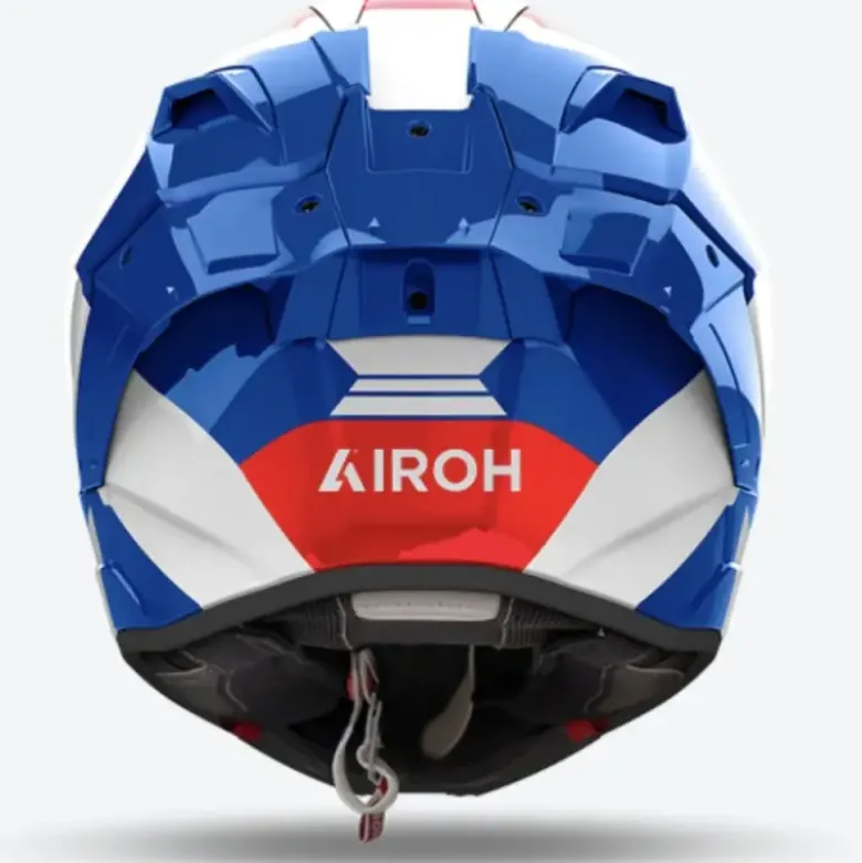 Casco Integrale Airoh Gp800 Competition Blu Rosso Lucido